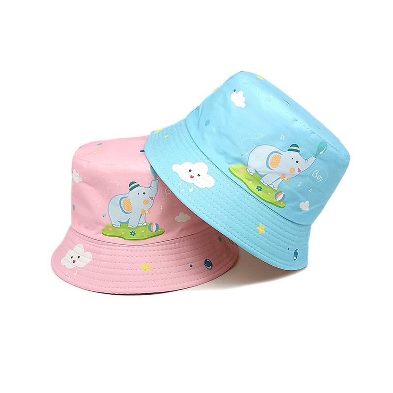 Kinder Unisex Süß Elefant Drucken Bucket Hat display picture 3