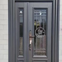 出口肯尼亚锌合金玻璃门坦桑尼亚锌合金大门乌干达入户门