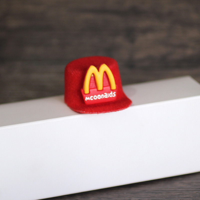 McDonald's chips muñeca ropa de bebé accesorios West Highland colgante llave hebilla de cuerda muñeca de felpa decoración llavero
