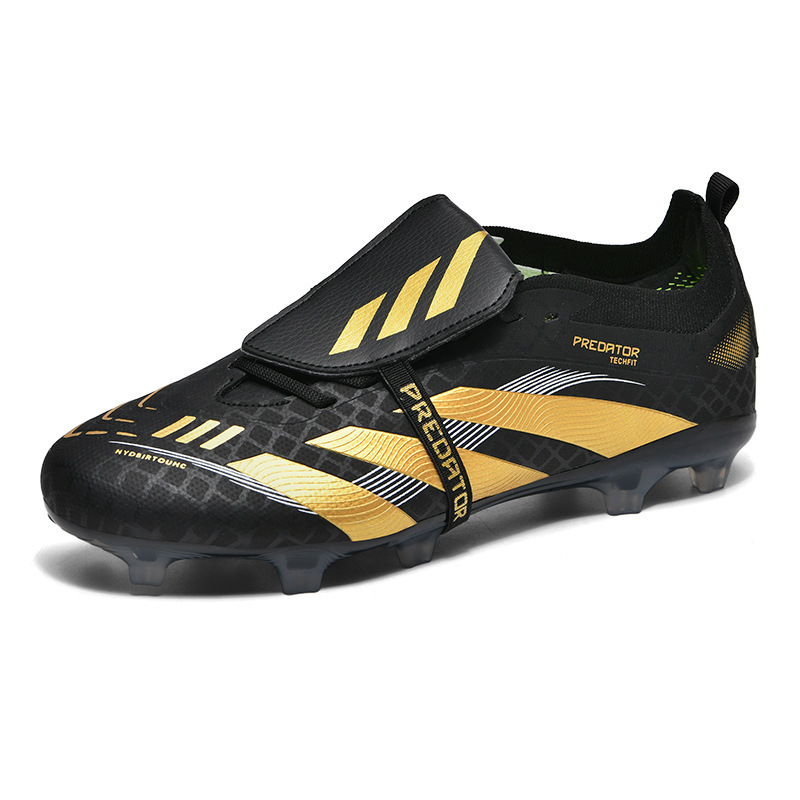 Nuevos zapatos de fútbol transfronterizos Messi Ronaldo clavos cortos zapatos de entrenamiento de la Copa del Mundo juvenil clavos ligeros y cómodos