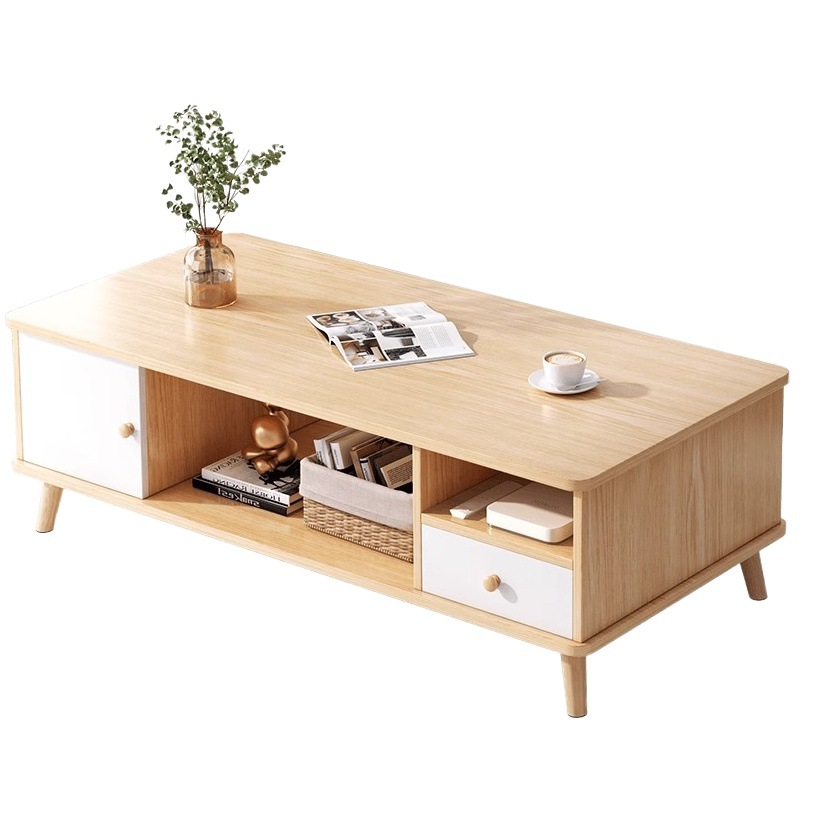 Mesa de té, sala de estar, nuevo sofá doméstico, mesa de comedor simple, alquiler simple, mesa pequeña del dormitorio
