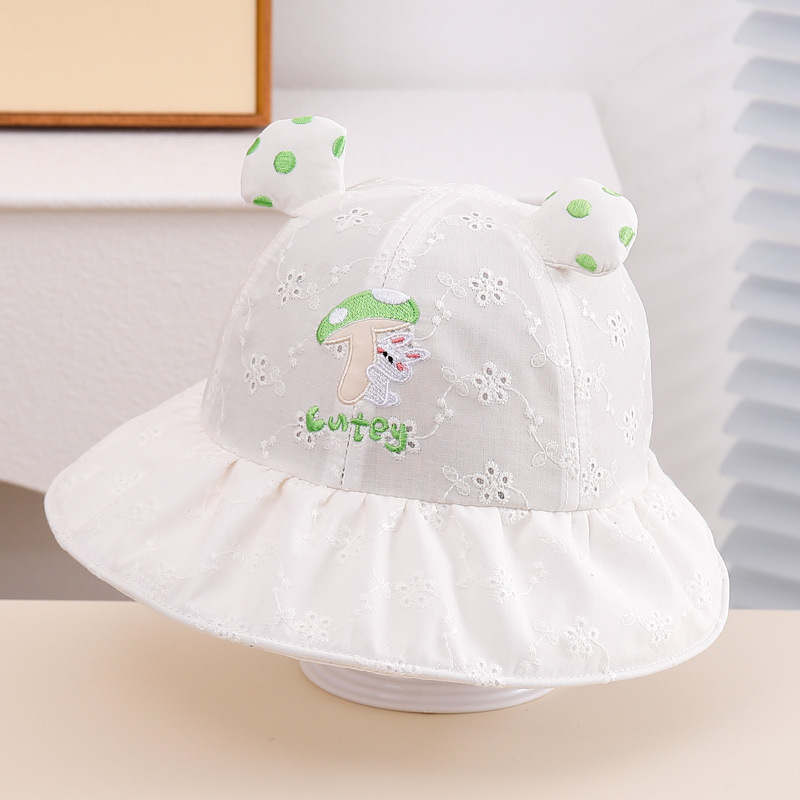 Sombrero para bebés primavera y otoño pequeño mes de edad pescador primavera y verano protección solar para mujeres y hombres bebés lindos sombreros para bebés pequeños