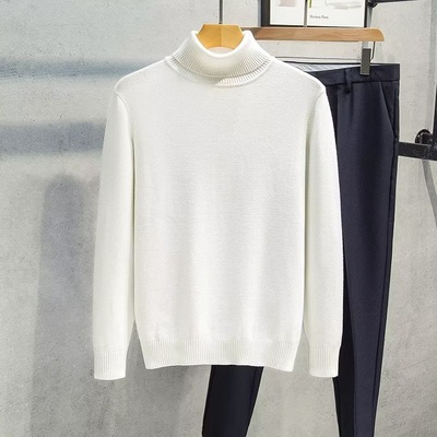 New head for autumn and winter 100 Cashmere sweater High collar thickening Long sleeve Base coat sweater leisure time Large Sweater