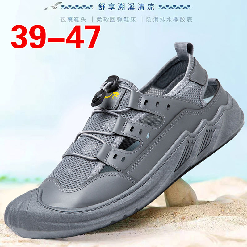 Sandalias para hombre verano al aire libre Baotou zapatos deportivos para caminar zapatos de playa de ocio transpirables al por mayor