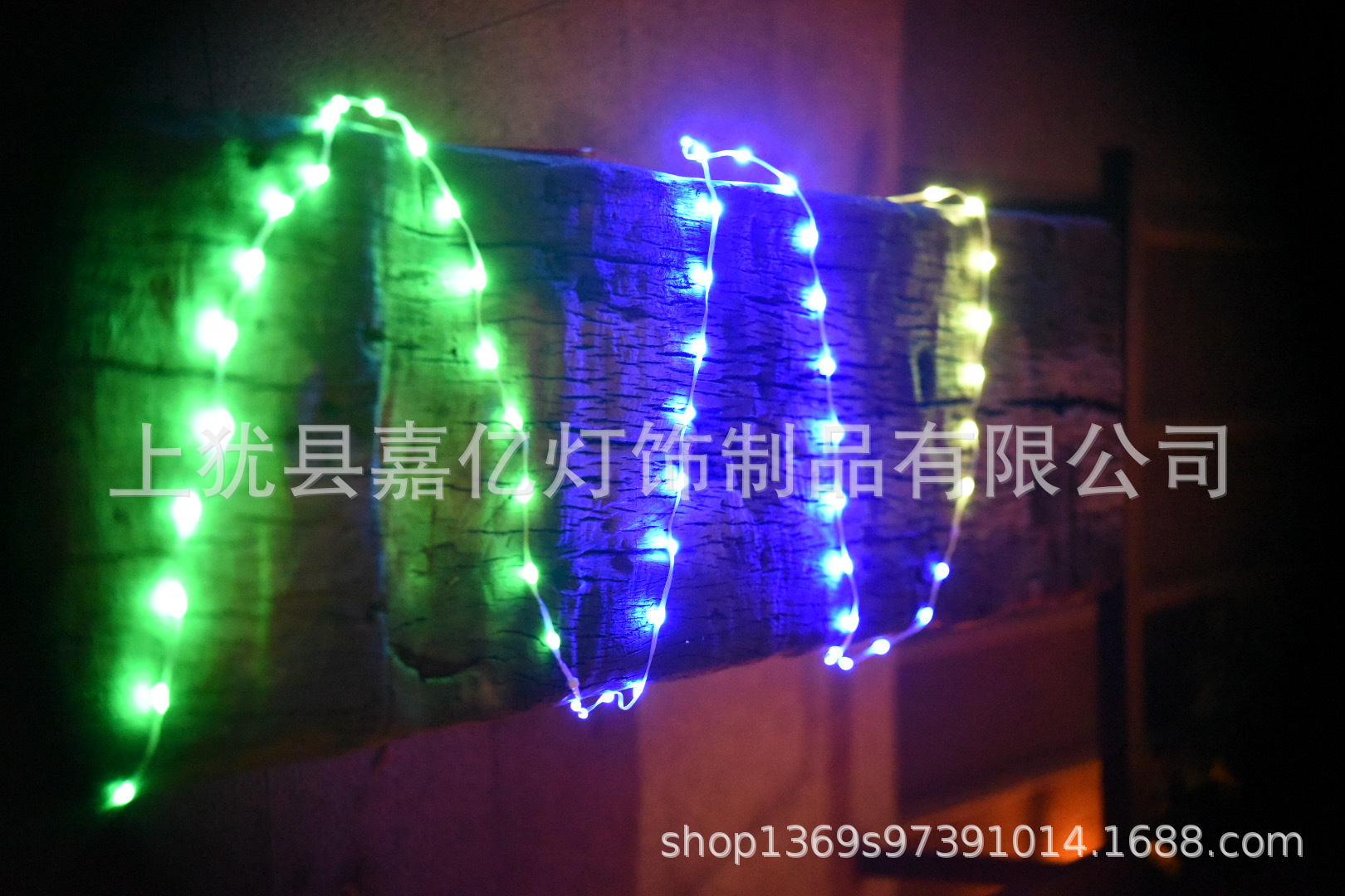 新款现货APP点控40灯USB氛围LED电视彩灯装饰软铜线灯串