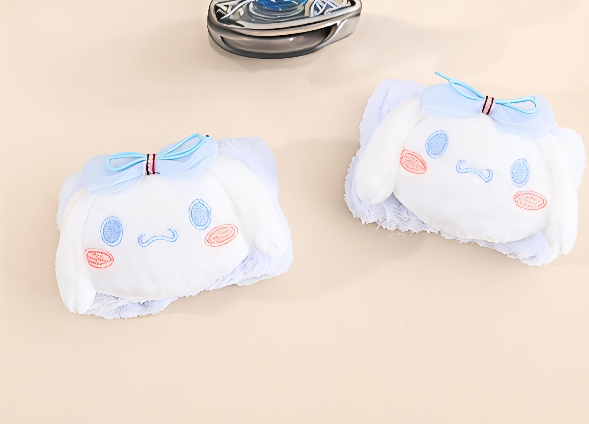 Otoño y invierno nuevo super lindos dibujos animados animal correa de cabello conjunto de correa de muñeca a prueba de humedad presión protector de cabello de muñeca lavado de la cara accesorios de cabello al por mayor