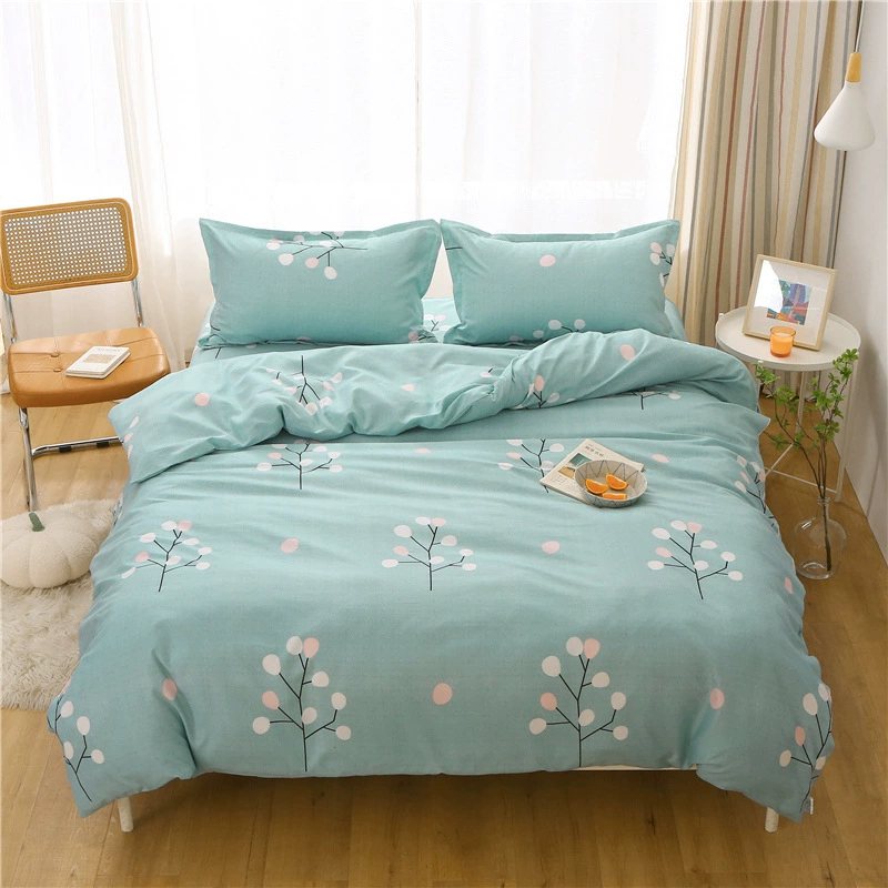 Single-piece quilt cover skin-friendly imitation cotton frayed single and double student dormitory home use 0.6/1.5/1.8/2m pure cotton quilt cover