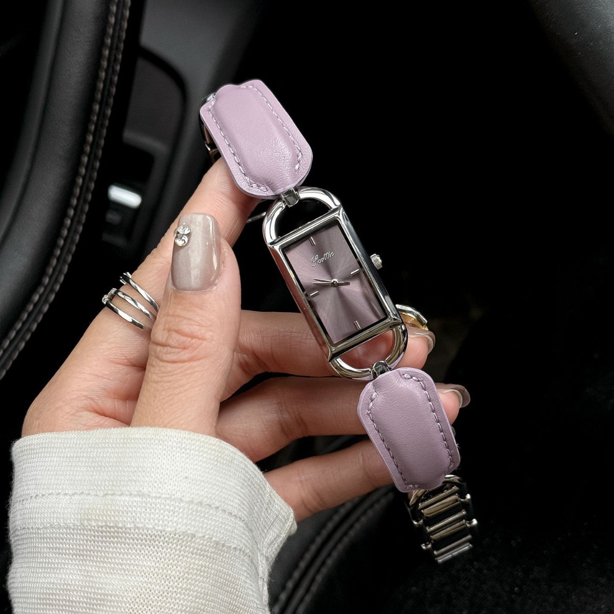 Manufacturer Supplies Scottie9724 Gaudí Rectangular Leather Bracelet Bracelet Watch Retro Trendy Women's Watch