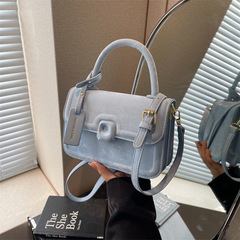 上班通勤手提包包女2024春夏新款簡約時尚小方包高級感小眾斜挎包