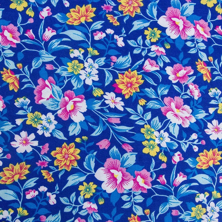 Pakistán al por mayor 30s * 30s flor tropical impresión 100% tela de rayon
