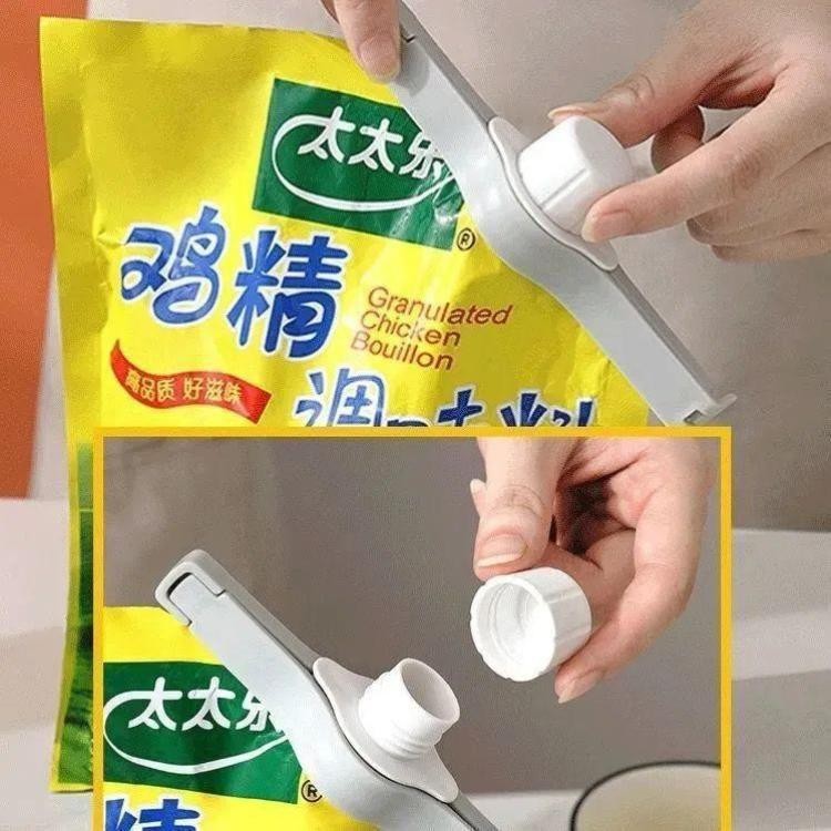 Boca de descarga sellada, clip de sellado, condimento de cocina, conservación de alimentos, clip a prueba de humedad, bolsa de plástico de alimentos, clip de leche en polvo