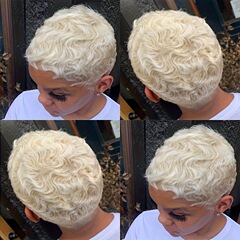 国境を越えた売れ筋60 #   ピクシーウィッグ人毛ウィッグ6インチ60 # カラフルなエルフのヘアセット
