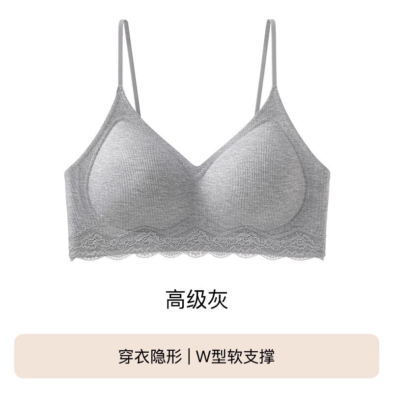 无痕隐形粉底液肤色内衣女细肩带小胸聚拢显大无钢圈收副乳文胸罩|undefined