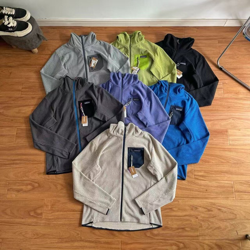 Cross-Border Patagonia m's R1 Air Full-Zip Hoody Outdoor Warm Hooded Zip-Up Fleece Cross-Border Patagonia m's R1 Air Full-Zip Hoody Outdoor Warm Hooded Zip-Up Fleece