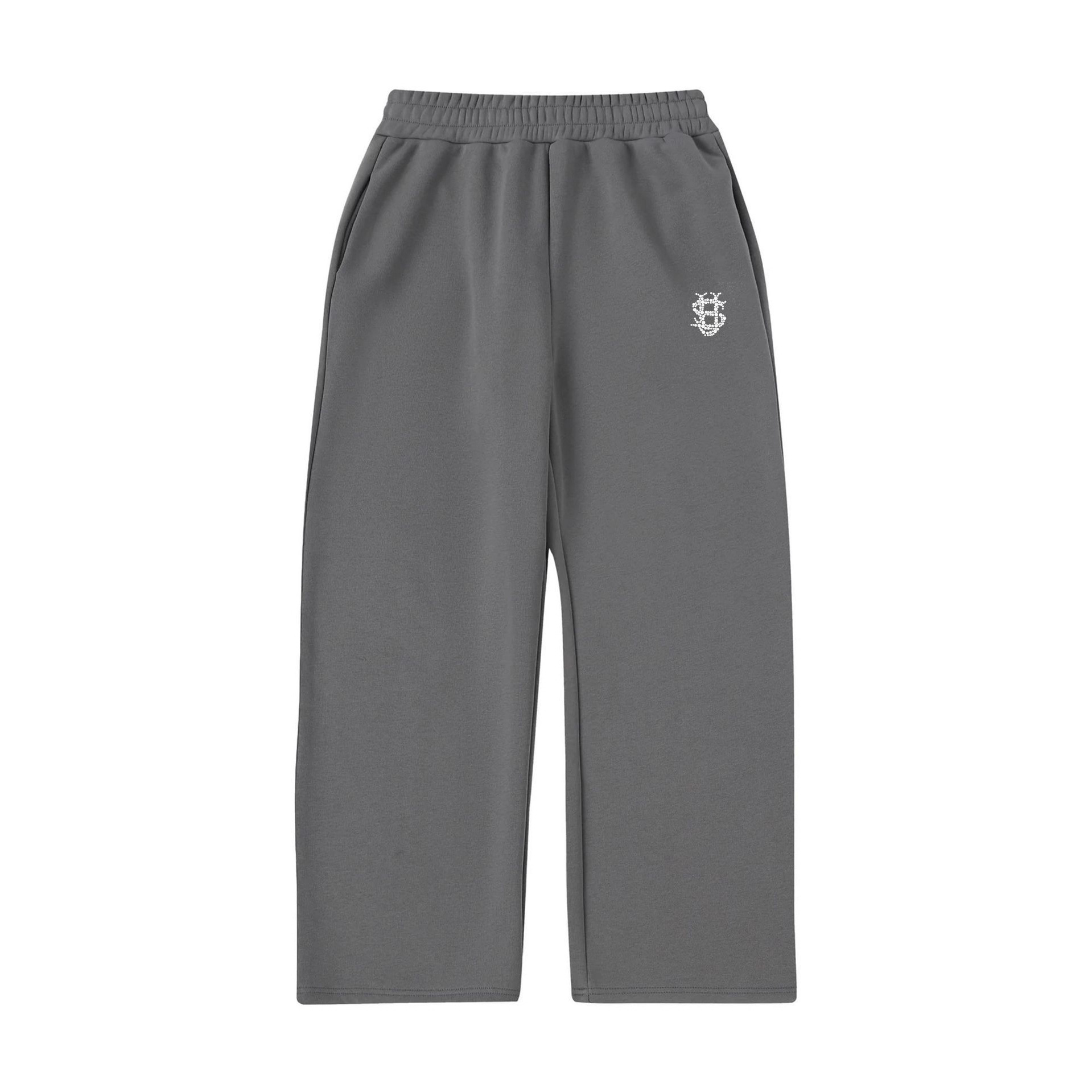 Men's Clothing Embroidered Letter Sweatpants – Spring Unisex Loose Casual Wide-Leg Joggers_voghion.com