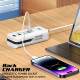 charging Strip Multi-port Dual pd Fast charging Head Universal Mobile Phone 4usb charger with type-c Socket Extension cable