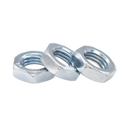 GB6172 8级镀锌六角薄螺母 镀锌细牙薄螺帽 M6 M8 M10 M12 M1624