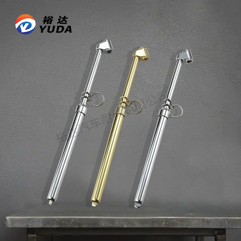 Трендовая марка Yuda, металлический манометр для шин, грузовик, большая ручка для обнаружения давления, ручка для измерения давления в шинах, манометр для шин