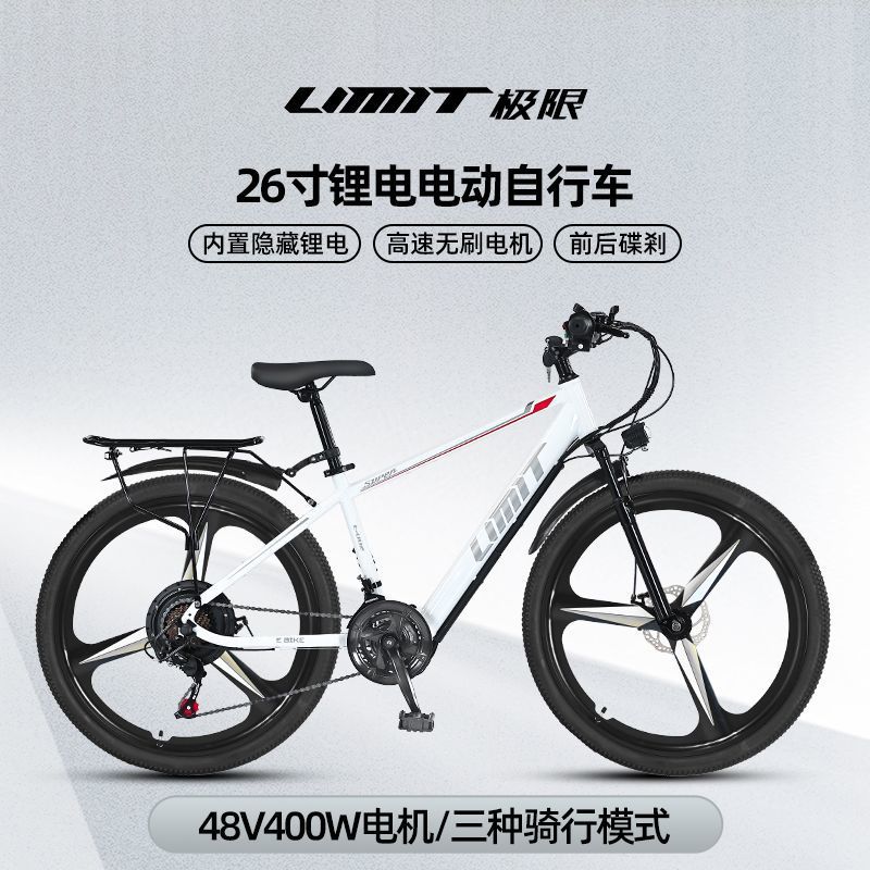 Electric Bicycle Hidden Lithium Battery 24/26 inch Electric Mountain Bike