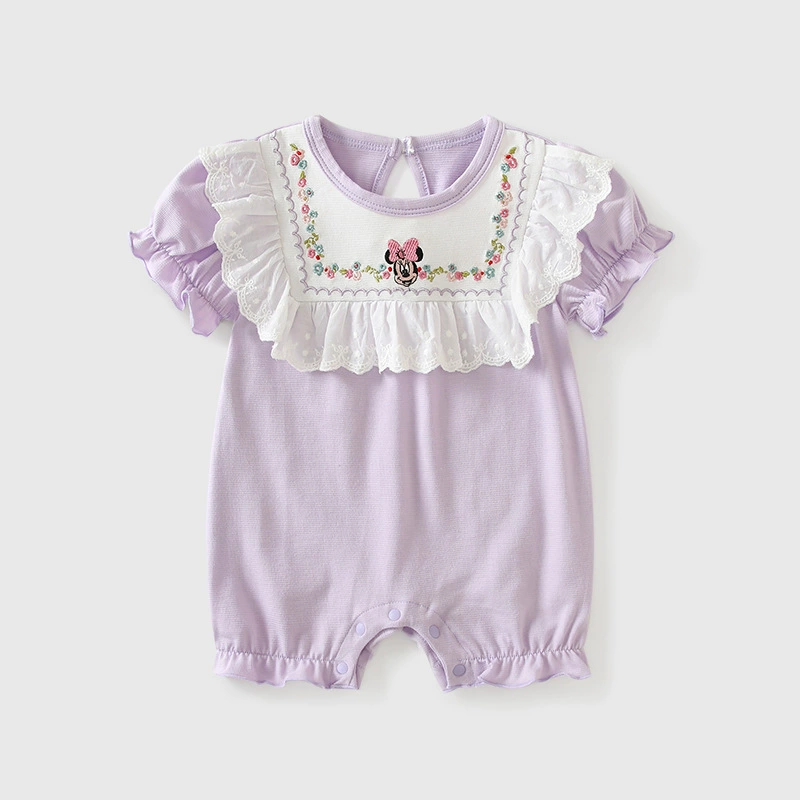 Летний фиолетовый кружевной милый облегающий боди, girl, кружевное платье