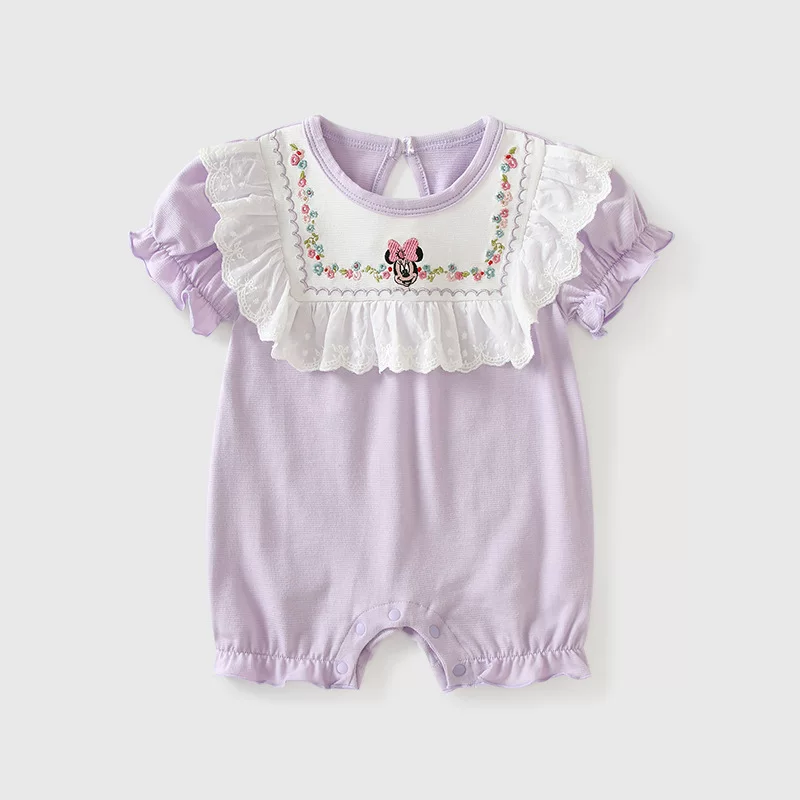 Летний фиолетовый кружевной милый облегающий боди, girl, кружевное платье