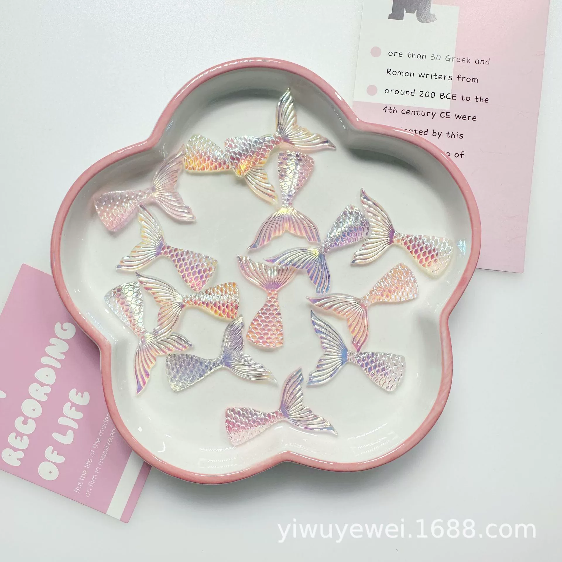 Красочный человек-рыбий хвост патч 38mm обтекаемый цвет смолы аксессуары оптом diy аксессуары для волос материал ручной работы через границу