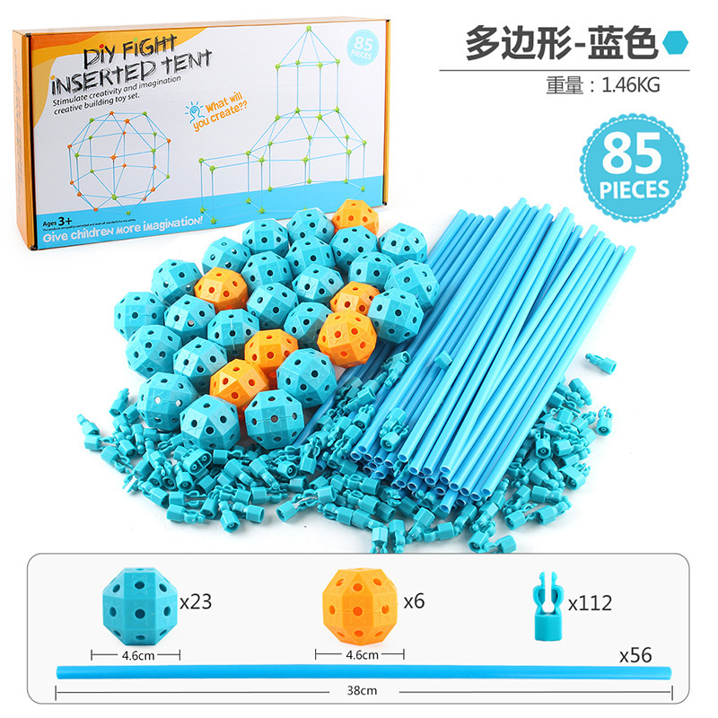 Transfronterizo Amazon STEM DIY tienda modelo de castillo de construcción infantil castillo de cuentas tienda de cuentas juguetes