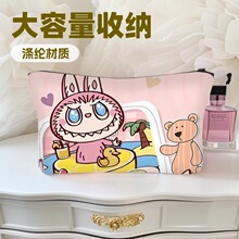 新款拉布布LABUBU化妆包学生大容量便携收纳包可爱手拿包一个起批