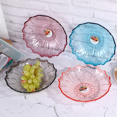 創意花邊幾何款輕奢北歐風時尚家居零食乾果水果收納桌面擺件