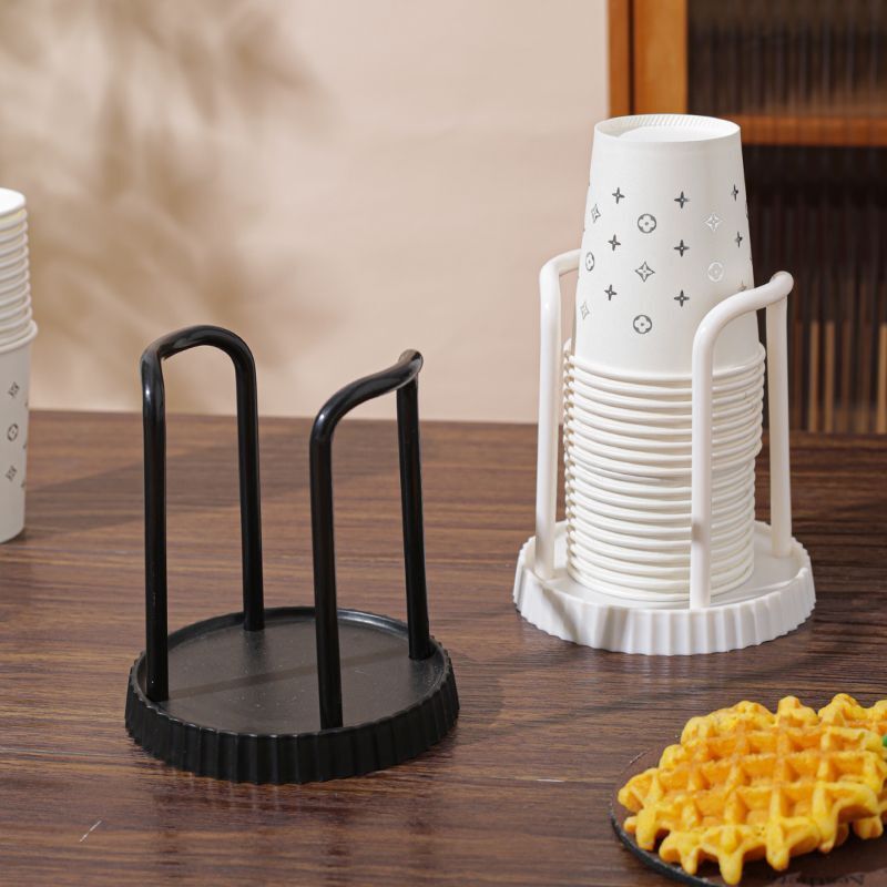 Cross-Border New Product Cup Holder Disposable Cup Taker Japanese Paper Cup Holder Multi-Functional Cup Storage Rack for Home Use