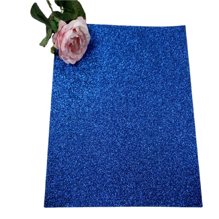 浙江厂家供应撒粉金葱A4纸 水晶六角片金葱纸 圣诞礼物包装纸