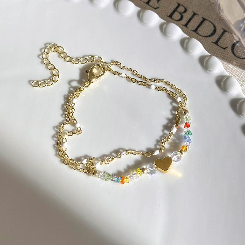 Summer Heat Wave~Colorful Double-Layer Beaded Bracelet For Women, 2024 New Model, Light Luxury, Niche, Exquisite Design_voghion.com