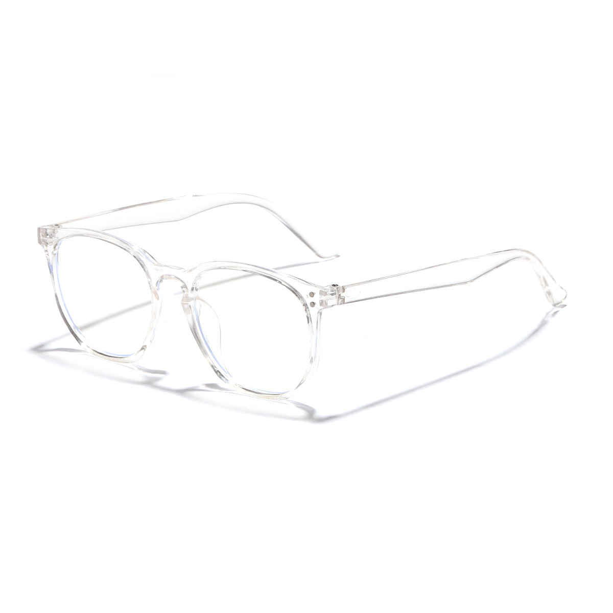 Nuevos hombres y mujeres gafas de luz anti-azul retro artístico gafas lisas macaron color a juego miopía marco gafas para estudiantes