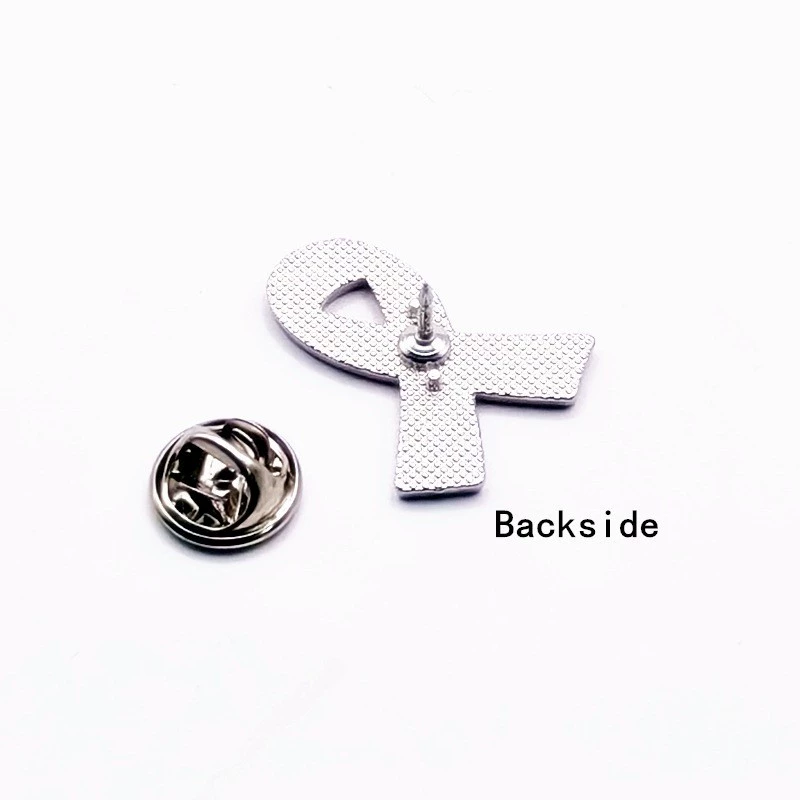 Bow Ribbon Lapel Pin Badge, Enamel Metal Ribbon-Style Brooch, Multi-Color 2.6 cm