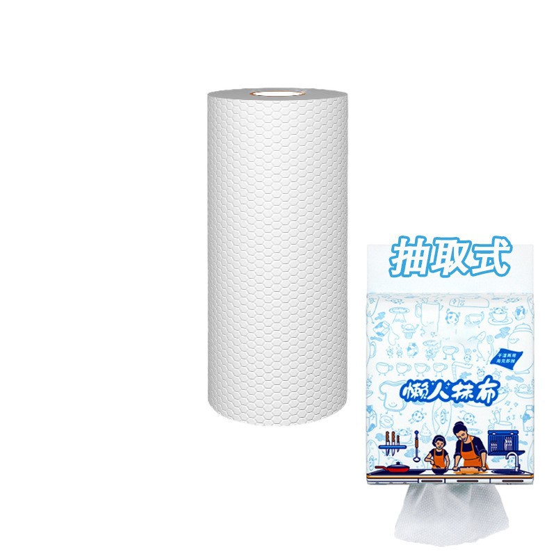 Trapo perezoso húmedo y seco lavable absorbente de aceite antiadherente papel de cocina desechable grueso Baijie paño de plato no tejido image 8