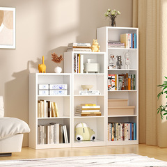 Home steel bookshelf floor multi-tier corner bookcase children's bedroom living room study wrought iron storage rack