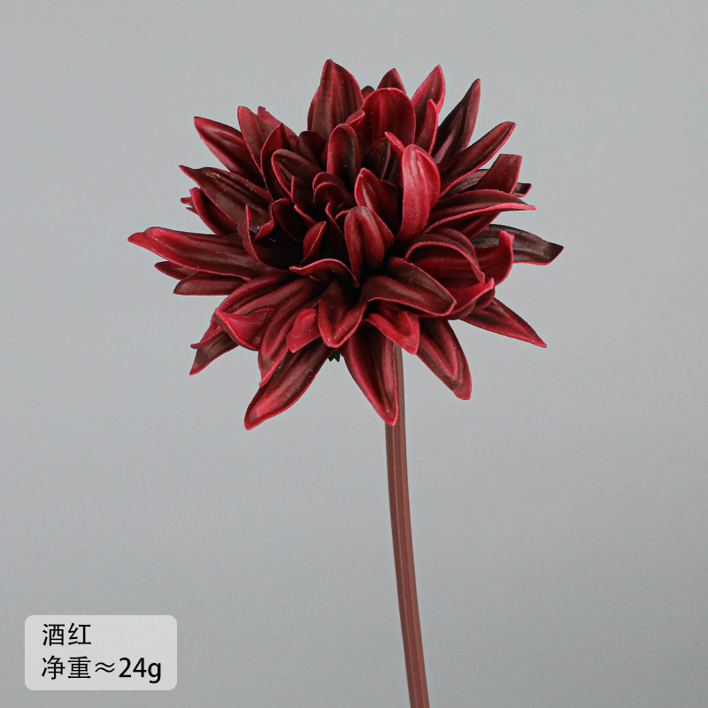 PU 단일 작은 꽃(잎 없음)//버건디