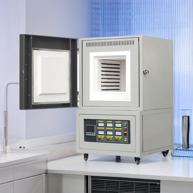 Muffle Furnace Heating Program 1200 Degrees Intelligent Temperature Control Resistance Furnace Laboratory Electric Furnace Intelligent Integrated Muffle Furnace