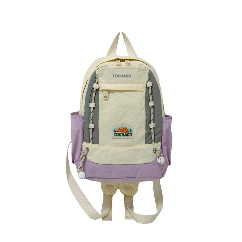 Mochila de moda coreana para niños y niñas, mochila de alta capacidad para estudiantes de escuela primaria, nueva mochila para niños con cuerda extranjera.