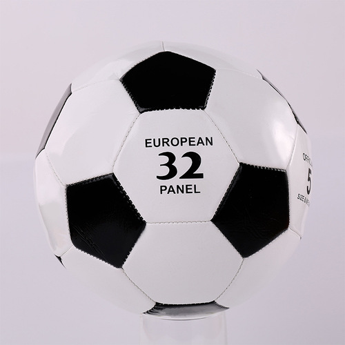 Black and White Football Size 5 Adult, Size 4 Youth, Size 3 Student, Size 2 Children PU Stitched Training Wearable Football Wholesale