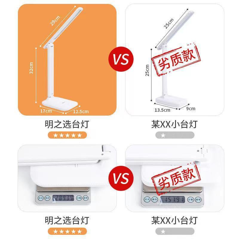 Lámpara de mesa LED para proteger la vista