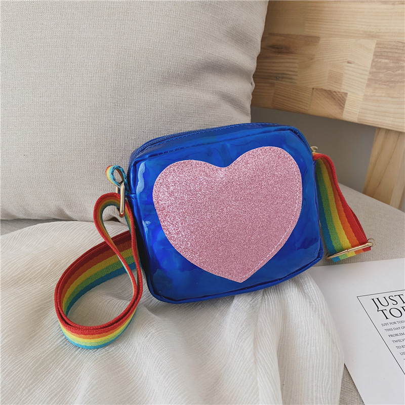 Bolso para niños nuevo láser con lentejuelas estilo coreano bolso de hombro para niños bolso simple para niñas de todo fósforo bolso de hombro para niños