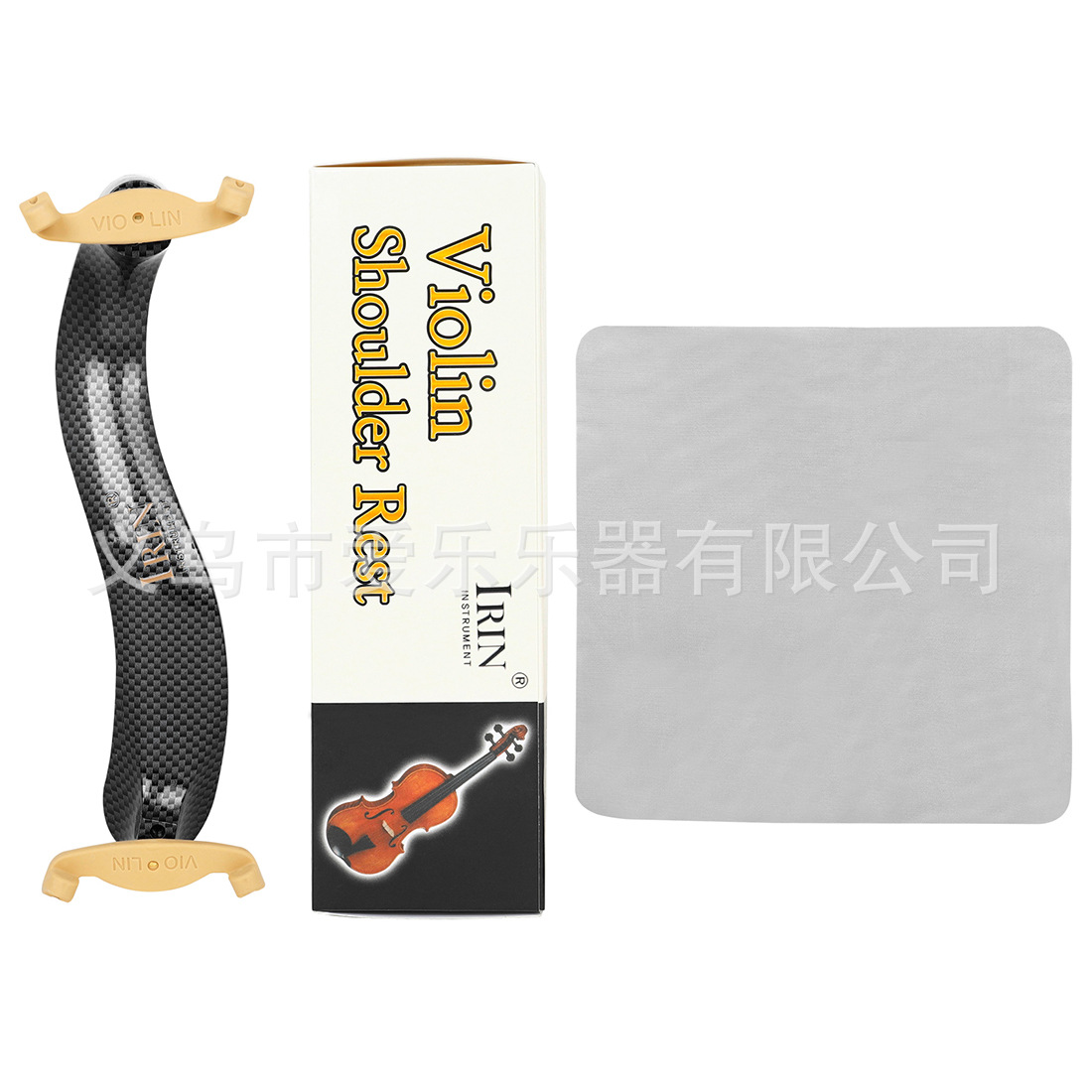 IRIN4/4进口欧枫小提琴肩托注塑类腮托加厚海绵舒适防滑肩垫跨境