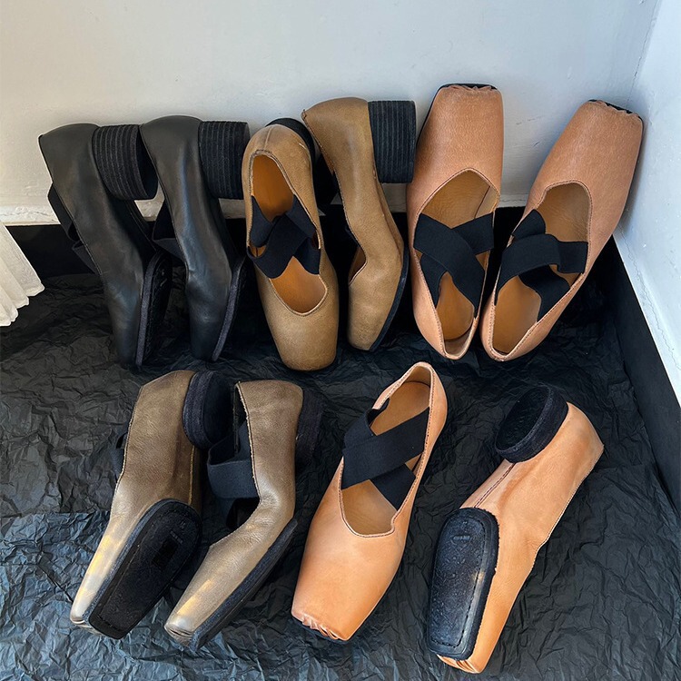 UMA Handmade Pig Nose Ballet Shoes Women's Women's Women's Women's Women's Women's Women's Women's Women's Women's Women's Leather Shoes