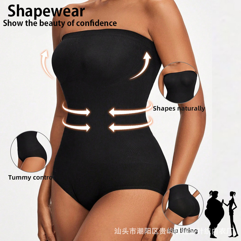 Cross-border Detachable Strap Tube-top Body Shaping Bodice Women's SKIM Body Shaping plus size Shaping Waist