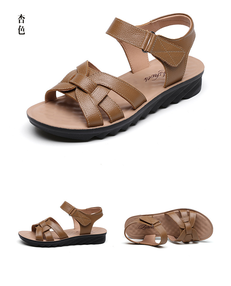 C4395 1050K GIÀY DÉP SANDAL NỮ RUITDT BIG SIZE NGOẠI CỠ ĐẾ MỀM MÙA HÈ TRUNG NIÊN MA SÁT CHỐNG TRƯỢT GIÀY DÉP NỮ DA BÒ G03 SẢN PHẨM MỚI