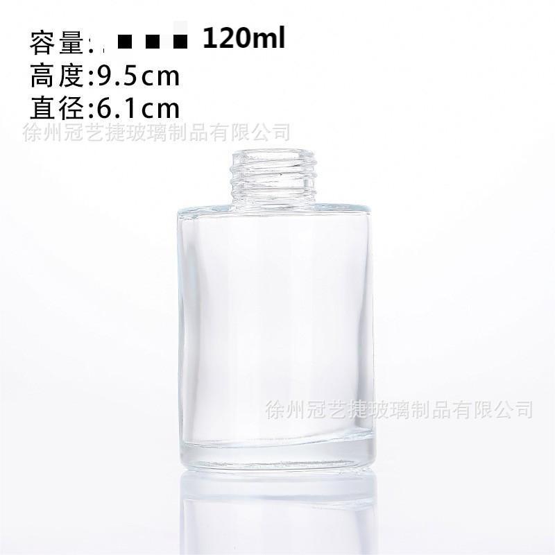 Spot botella de aromaterapia cilíndrica 100ml botella vacía de aromaterapia botella volatilizadora de perfume decoración de botella de incienso de expansión sin fuego interior