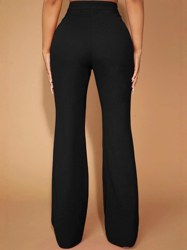Casual Fashion Commuting Simple Office Personal Elegant High-Waisted Tapered Pants