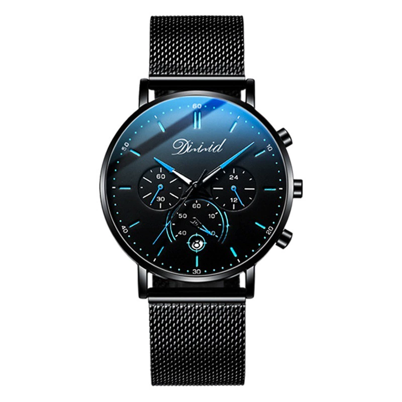Мужские часы Diz с сетчатым ремешком оптом, хит продаж, повседневные, стильные, модные, для студентов, популярный товар на Xiaohongshu