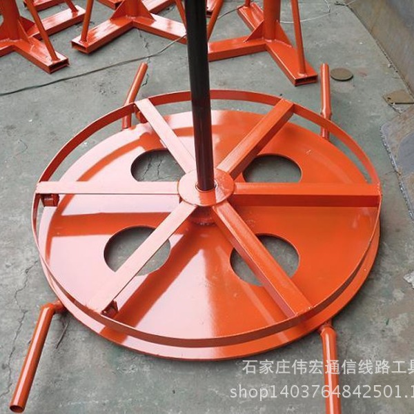 卧式放线盘3T5吨8t六角电缆放线架光缆钢丝绳盘电力支架导线